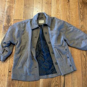 NWOT Free People Tweed wool blend coat. Size small f